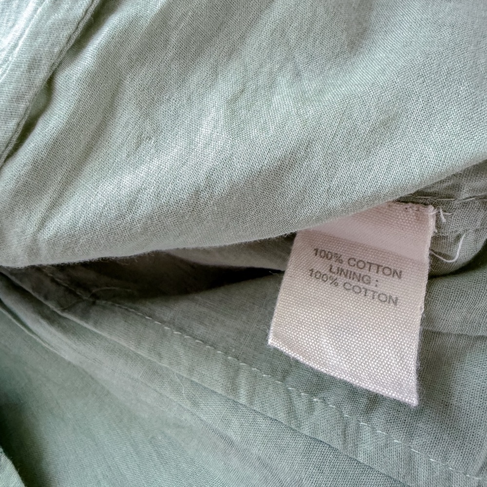 Anthropologie Forever that girl - Sage Green Smocked top - Picture 8 of 10